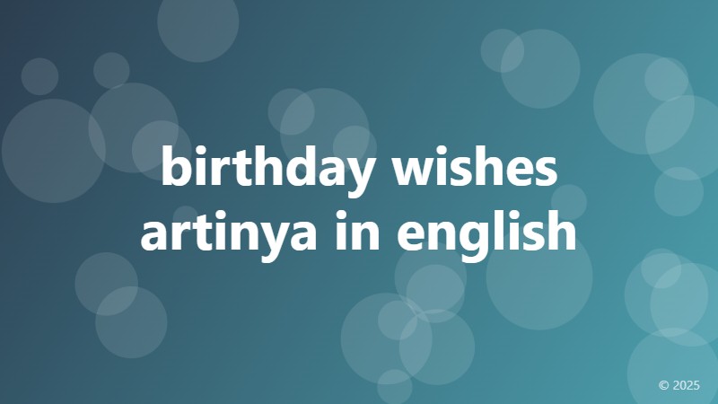 birthday wishes artinya in english