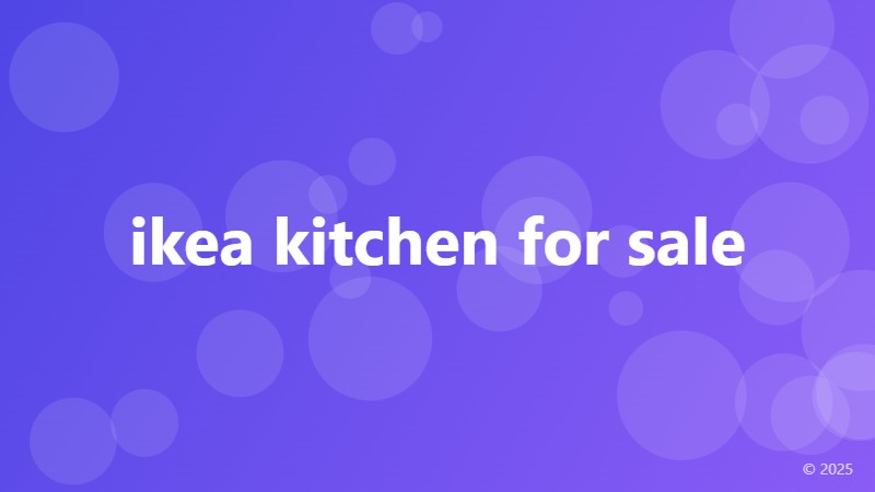 ikea kitchen for sale