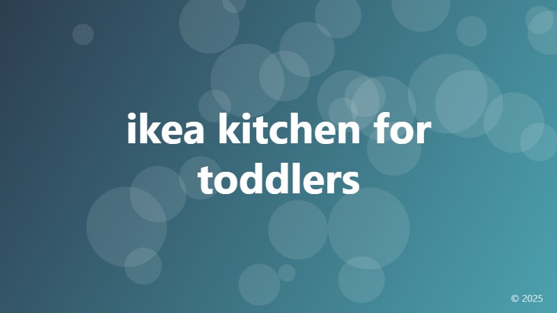 ikea kitchen for toddlers