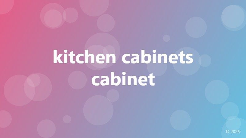 kitchen cabinets cabinet