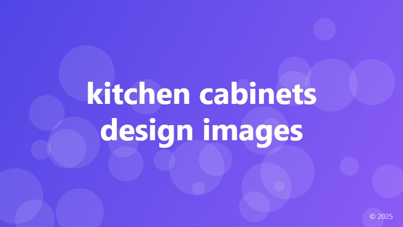 kitchen cabinets design images