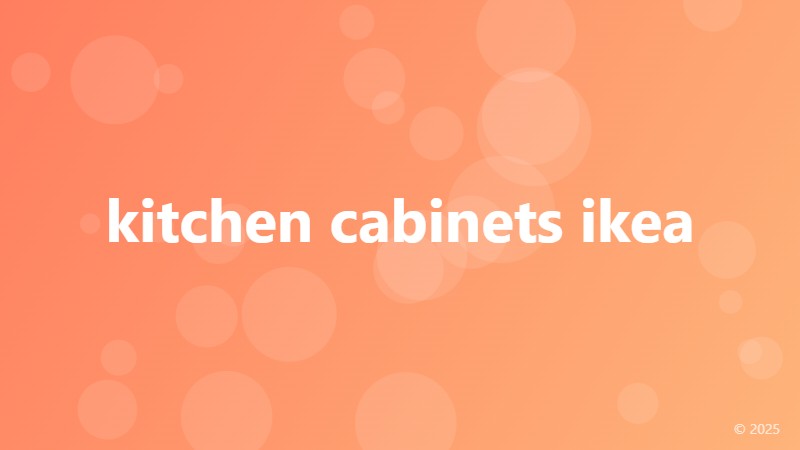 kitchen cabinets ikea