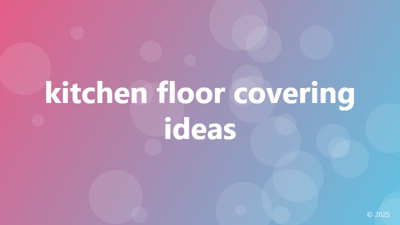 kitchen floor covering ideas