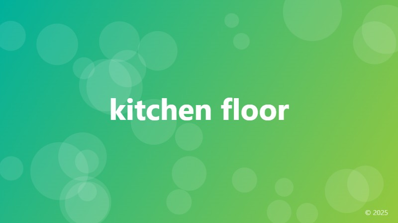 kitchen floor