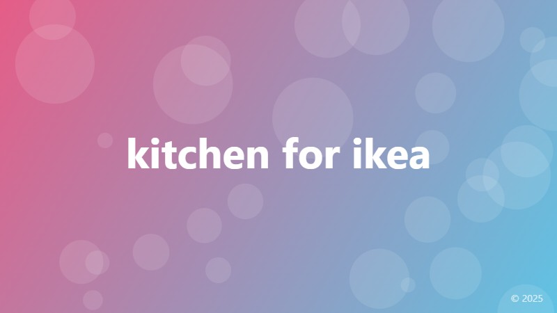 kitchen for ikea
