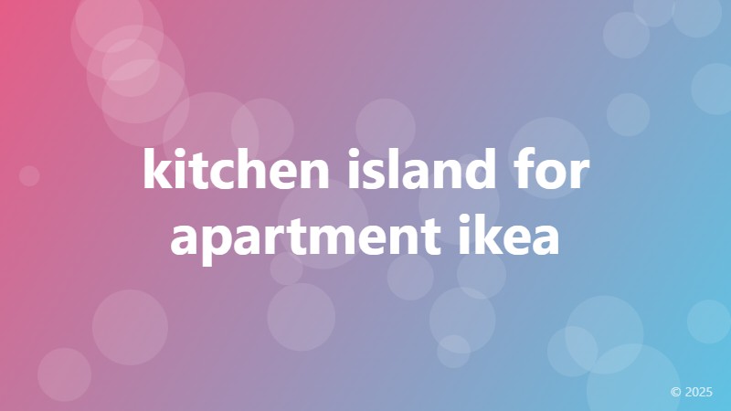 kitchen island for apartment ikea