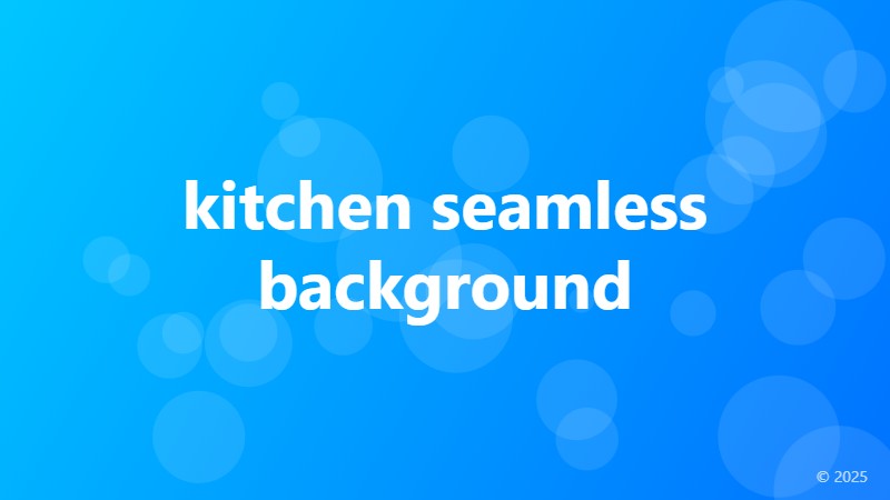 kitchen seamless background