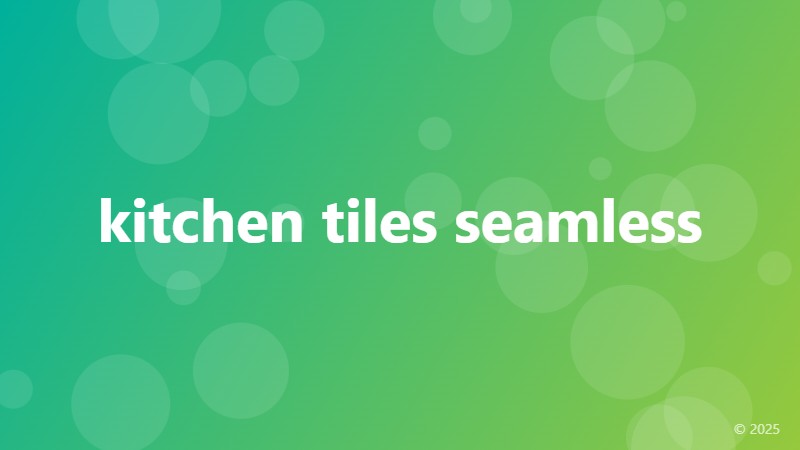 kitchen tiles seamless