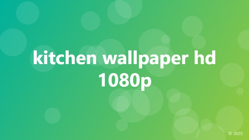 kitchen wallpaper hd 1080p